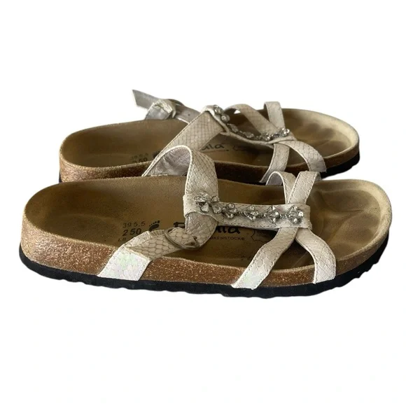 Birkenstock Betula Tango Sandal w. Jewels Size F/8 - Picture 3 of 5